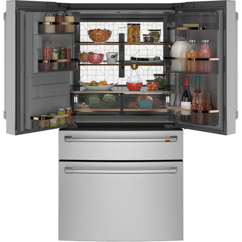 Café™ ENERGY STAR® 18.6 Cu. Ft. Counter-Depth French-Door Refrigerator -  CWE19SP4NW2 - Cafe Appliances