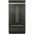 KitchenAid 43-inch, 24.2 cu.ft. Built-in French 3-Door Refrigerator with Platinum Interior Design KBFN502EBS