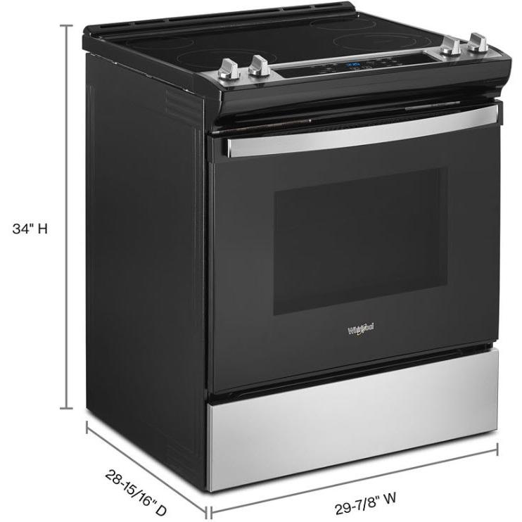 Whirlpool 30-inch Freestanding Electric Range with Frozen Bake™ Technology WEE515SALS IMAGE 12