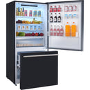 Forno 31-inch 17.2 cu.ft Freestanding Bottom Freezer Refrigerator FFFFD1785-31BLKFFFFD178531BLK