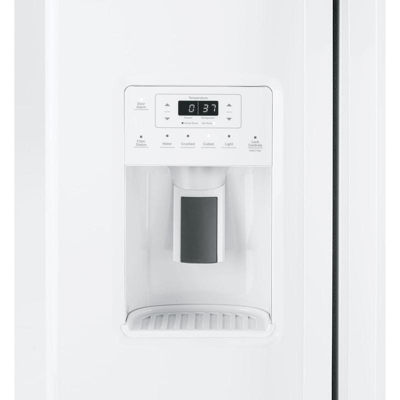 Crosley 32.75-inch, 23 cu. ft. Freestanding Side-by-Side Refrigerator