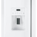 Crosley 32.75-inch, 23 cu. ft. Freestanding Side-by-Side Refrigerator with External Water and Ice Dispensing System XSS23GGPWWXSS23GGPWW