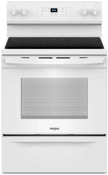 Whirlpool 30-inch Electric Range with Steam Clean (WFES3330RW)