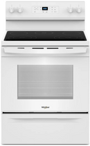 Whirlpool 30-inch Electric Range with Steam Clean (White) (WFES3330RW)