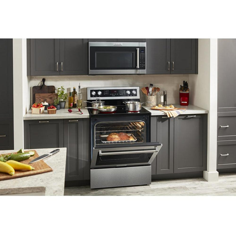 KitchenAid 30-inch Freestanding Electric Range with Convection technology KFEG504KPS IMAGE 5