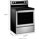 KitchenAid 30-inch Freestanding Electric Range with Convection technology KFEG504KPS IMAGE 8