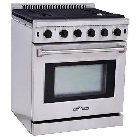 Thor Kitchen 30-inch Freestanding Gas Range with Convection LRG3001U (LRG3001U)