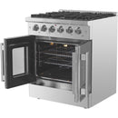 Forno 30-inch Freestanding Gas Range with French Door FFSGS6444-30FFSGS644430