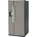GE 33-inch, 23 cu. ft. Side-By-Side Refrigerator with Water and Ice Dispensing System GSS23GMPES