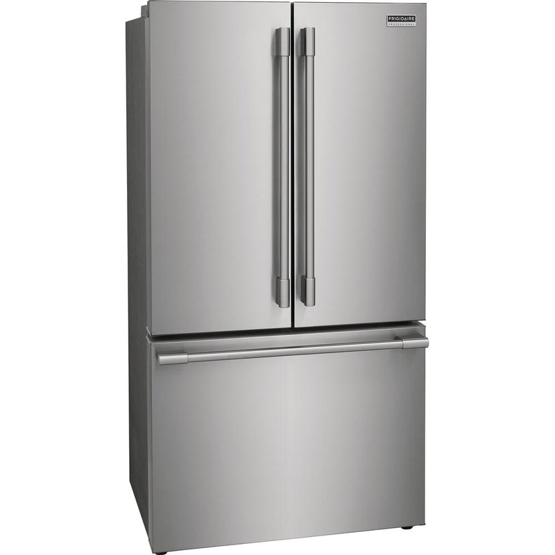 Frigidaire Professional 36-inch, 23.3 cu. ft. Counter-Depth French 3-Door Refrigerator with Digital Display PRFG2383AF IMAGE 2