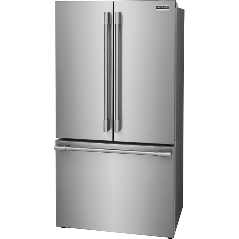 Frigidaire Professional 36-inch, 23.3 cu. ft. Counter-Depth French 3-Door Refrigerator with Digital Display PRFG2383AF IMAGE 3