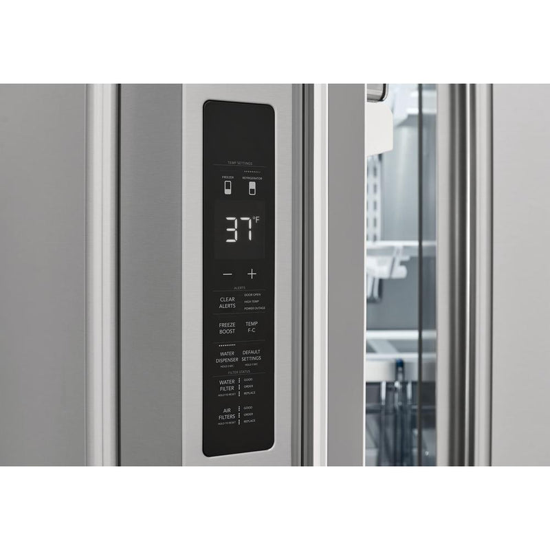 Frigidaire Professional 36-inch, 23.3 cu. ft. Counter-Depth French 3-Door Refrigerator with Digital Display PRFG2383AF IMAGE 5