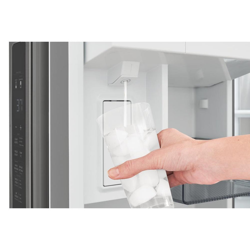 Frigidaire Professional 36-inch, 23.3 cu. ft. Counter-Depth French 3-Door Refrigerator with Digital Display PRFG2383AF IMAGE 6