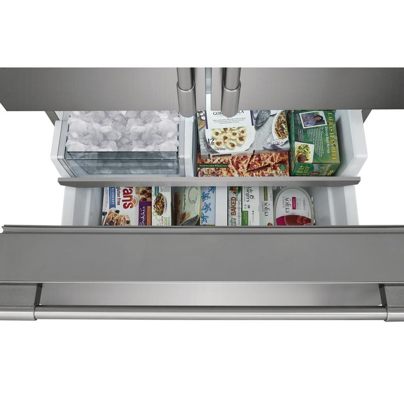 Frigidaire Professional 36-inch, 23.3 cu. ft. Counter-Depth French 3-Door Refrigerator with Digital Display PRFG2383AF IMAGE 7