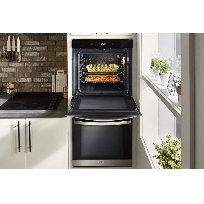 Whirlpool 24-inch, 5.8 cu. ft. Double Wall Oven with True Convection T