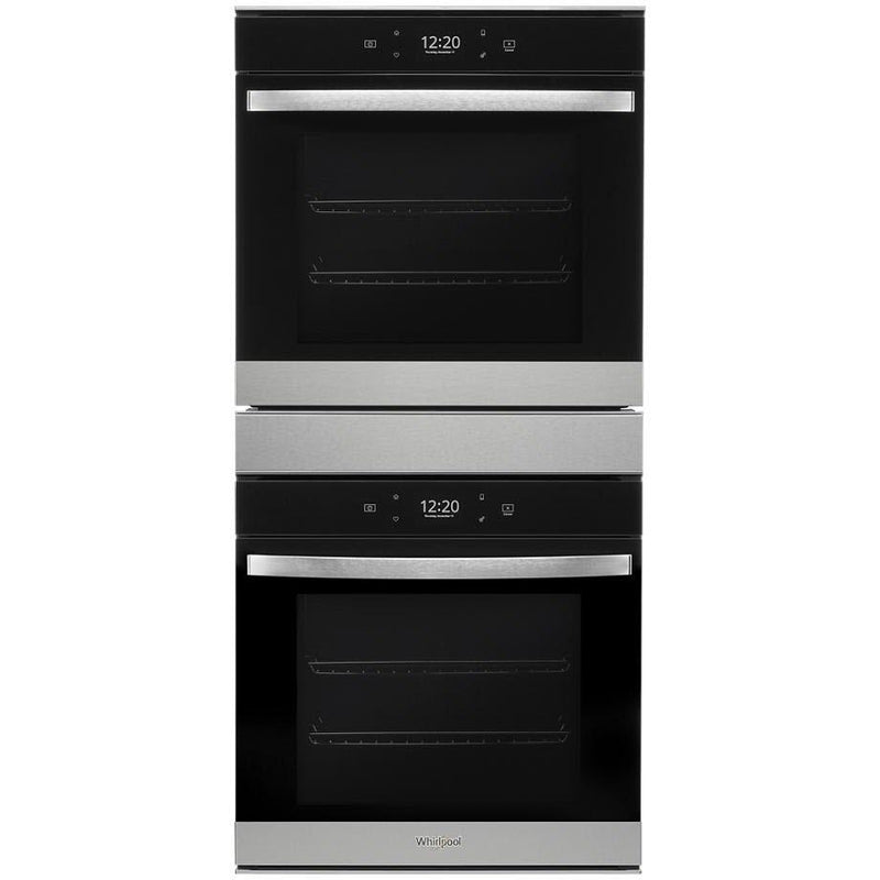 Whirlpool 24 in. 5.8 cu. ft. Electric Smart Double Wall Oven with True  European Convection - Stainless Steel