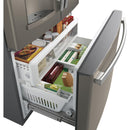 GE Profile 36-inch, 27.8 cu. ft. French 3-Door Refrigerator with Ice and Water PFE28KMKESPFE28KMKES