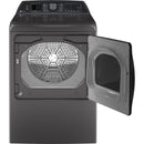 GE Profile 7.4 cu. ft. Electric Dryer with Sanitize Cycle PTD70EBPTDG IMAGE 2