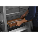 KitchenAid 48-inch, 29.4 cu. ft. Built-in Side-by-Side Refrigerator with External Water and Ice Dispensing System KBSD708MBSKBSD708MBS