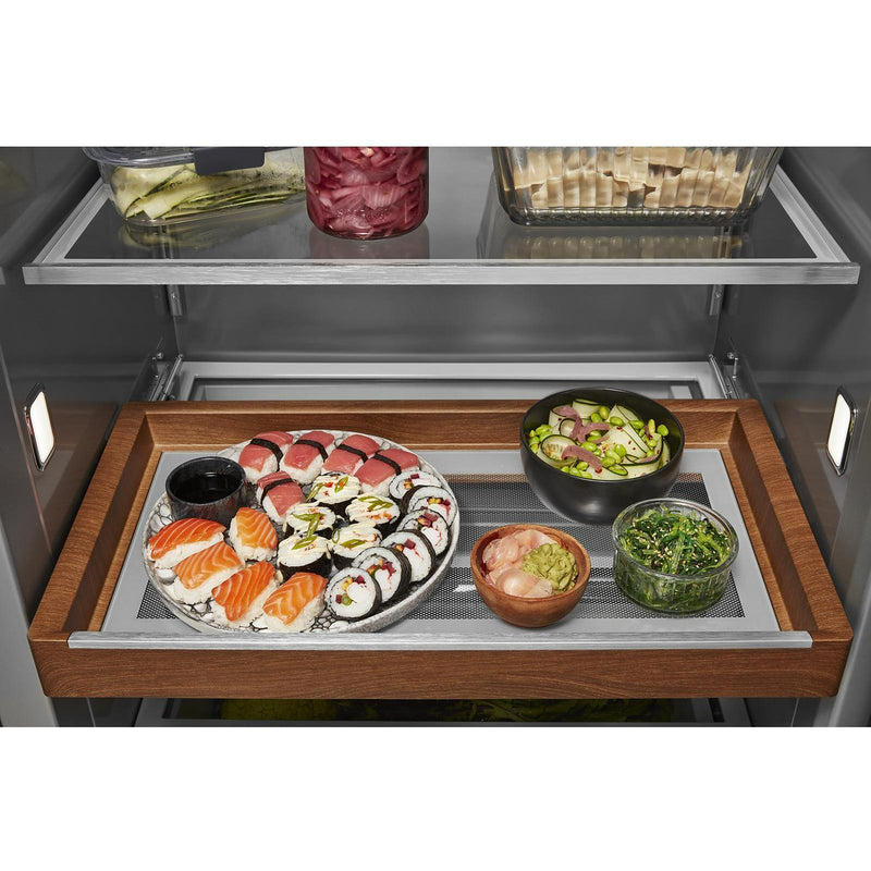 KitchenAid 42-inch, 25.1 cu. ft. Built-in Side-by-Side Refrigerator with External Water and Ice Dispensing System KBSD702MPS IMAGE 17