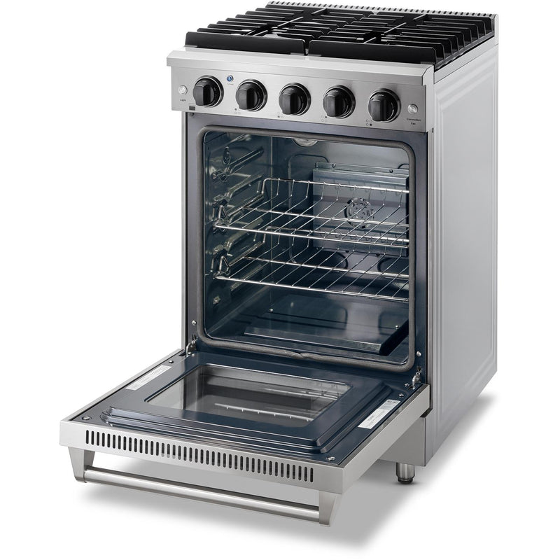  Thor Kitchen 24-inch Freestanding Gas Range LRG2401ULP IMAGE 3