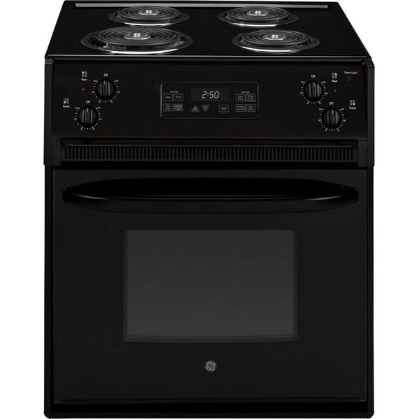 GE 27-Inch Drop-In Electric Range with Sensi-temp JM250DTBB IMAGE 1