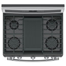 GE Profile 30-inch Free-Standing Gas Range with Convection Technology PGB960SEJSSPGB960SEJSS