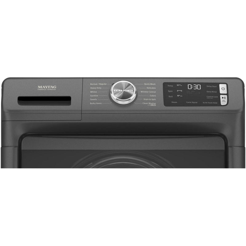 Maytag 4.8 cu. ft. Front Loading Washer with Extra Power button MHW6630MBK IMAGE 3