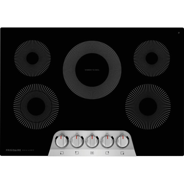 Frigidaire Gallery 30-inch Built-in Electric Cooktop GCCE3070AS IMAGE 1