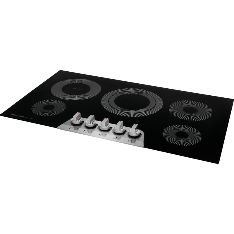 KitchenAid 36 Electric Downdraft Cooktop in Black