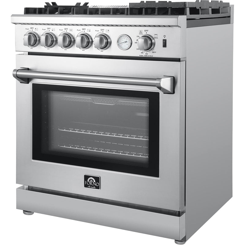 Forno Lazio 30" Freestanding Gas Range FFSGS6276-30 IMAGE 3