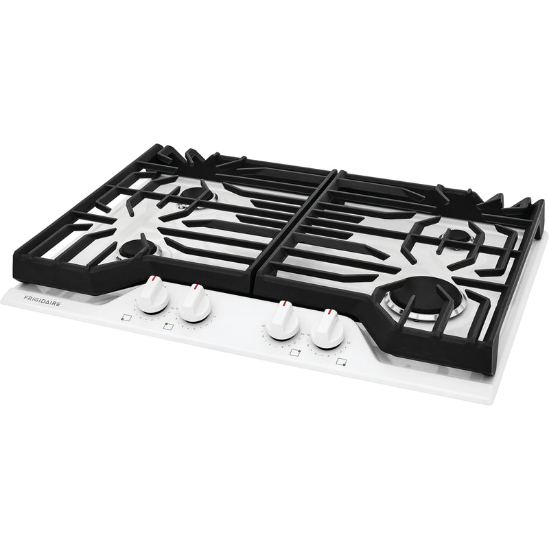 Frigidaire 30-inch Built-In Gas Cooktop FCCG3027AW