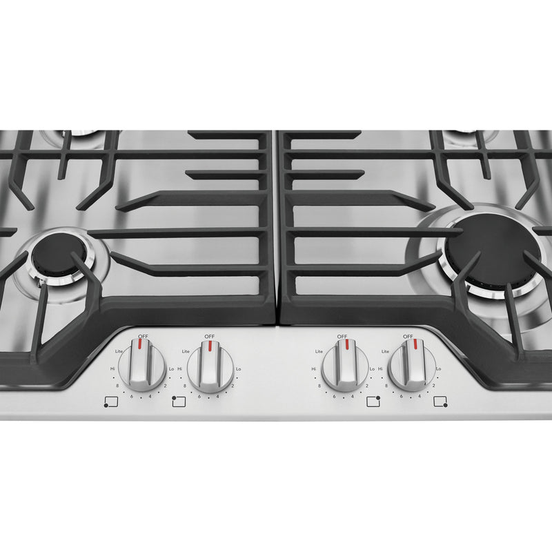 Frigidaire 30-inch Built-In Gas Cooktop FCCG3027AS IMAGE 3