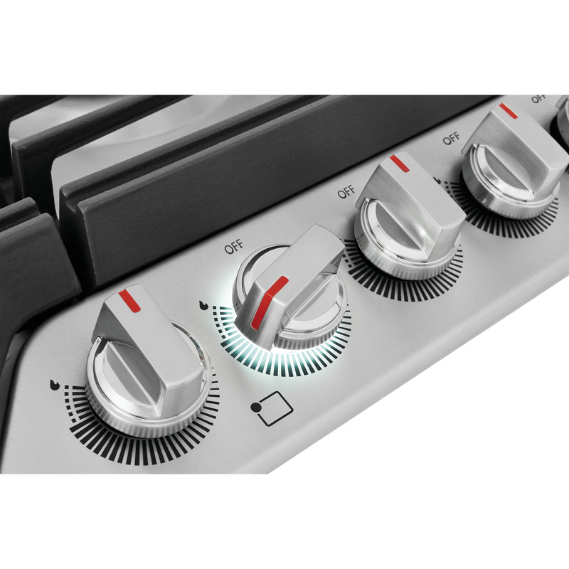 Frigidaire GCCG3648AS 36 Inch Gas Cooktop with 5 Sealed Burners, Quick Boil  Burner, Simmer Burner, Continuous Grates, Backlit LED Knobs, and ADA  Compliant: Stainless Steel