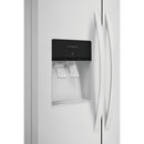Frigidaire 36-inch, 25.6 cu.ft. Freestanding Side-by-Side Refrigerator with Ice and Water Dispensing System FRSS2623AWFRSS2623AW