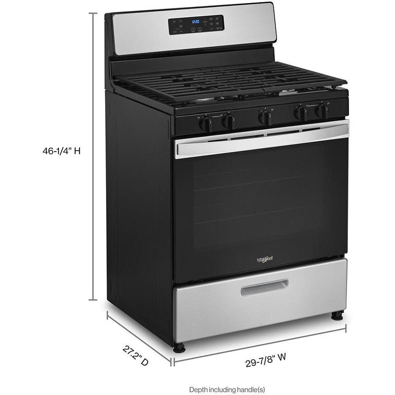 Whirlpool 30-inch Freestanding Gas Range with Frozen Bake™ Technology WFG505M0MS IMAGE 7