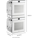 Whirlpool 24-inch, 5.8 cu. ft.  Double Wall Oven with True Convection Technology WOD52ES4MW IMAGE 7
