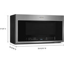  Whirlpool 1.9 cu. ft. Over-The-Range Microwave Oven with Air Fry WMH78519LZ IMAGE 9