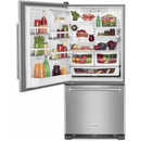 KitchenAid 30-inch, 18.7 cu. ft. Bottom Freezer Refrigerator KRBL109ESS