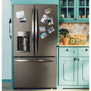 GE Profile 36-inch, 27.8 cu.ft. Freestanding French 3-Door Refrigerator with Keurig® K-Cup® Brewing System PFE28PMKES
