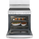 GE 30-inch Freestanding Electric Range with Radiant Smooth Cooktop JB480DTWW IMAGE 3