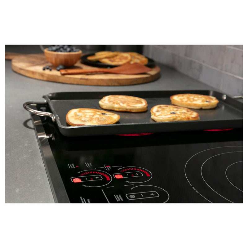 GE Profile 36 Built-In Electric Induction Cooktop Black on Black