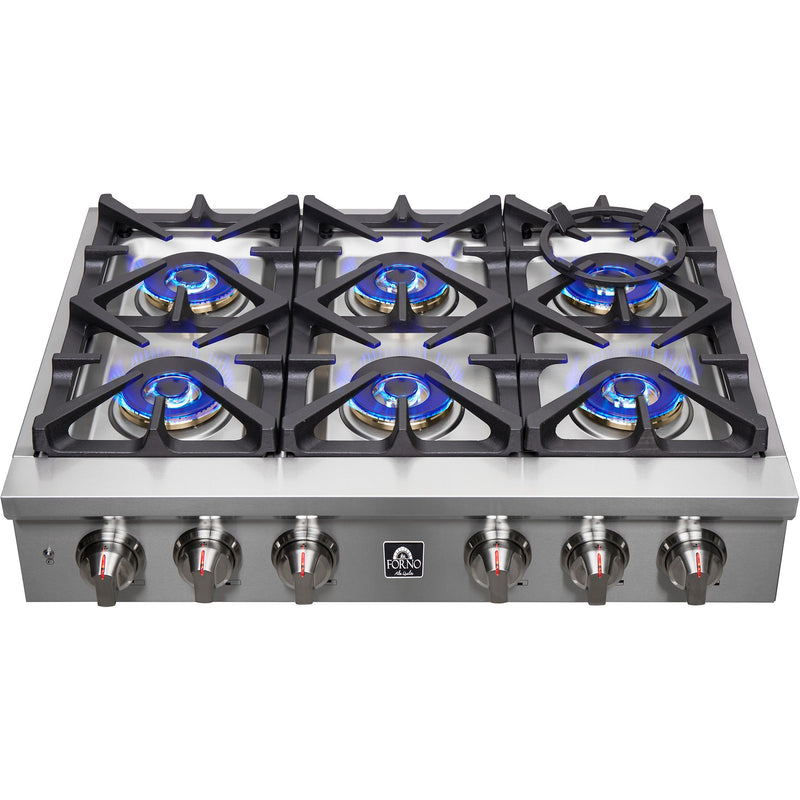 Forno 36-inch Gas Rangetop with 6 Burners FCTGS5751-36 IMAGE 1