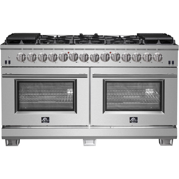 Forno Capriasca 60" Freestanding Dual Fuel Range FFSGS6187-60 IMAGE 1