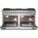 Forno Capriasca 60" Freestanding Dual Fuel Range FFSGS6187-60 IMAGE 5