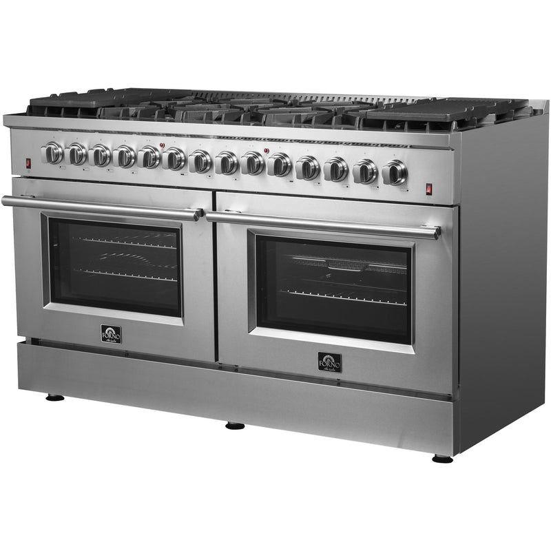 Forno Galiano 60" Freestanding Dual Fuel Range FFSGS6156-60 IMAGE 3