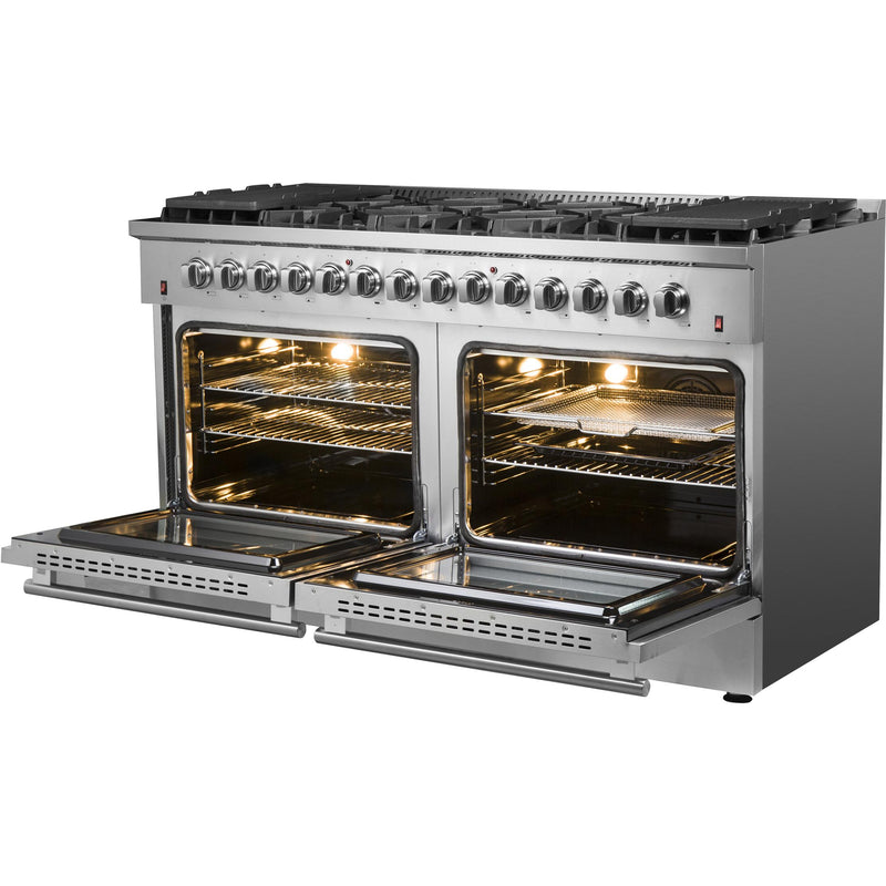 Forno Galiano 60" Freestanding Dual Fuel Range FFSGS6156-60 IMAGE 4