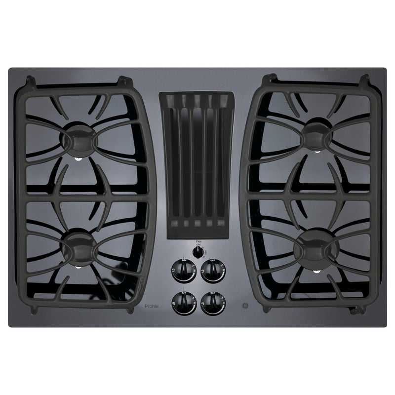 GE Profile 30-inch Built-In Gas Cooktop PGP9830DRBB IMAGE 1