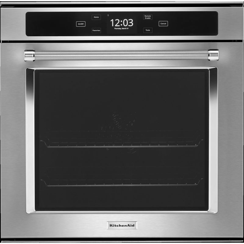 KitchenAid 24-inch, 2.9 cu. ft. Built-in Single Wall Oven with Wi-Fi Connectivity KOSC504PPS IMAGE 1