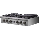 Forno 36-inch Gas Rangetop with 6 Burners FCTGS5751-36FCTGS575136